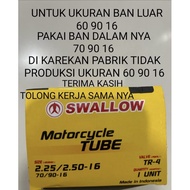 Swallow Motorcycle Inner Tires 225/250-16 or 60/90-16 or 70/90-16