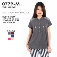 MM 0779-M CHIFFON ZIPPER TOP WITH BUTTON COMBINATION FIT TO UK M LD 94CM MISSMODE SVL