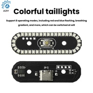 8 Modes Colorful LED Tail Flowing Flashing Rotating Lights, for Drones, Motorcycle DIY Modifications