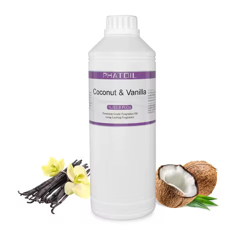 PHATOIL 1000ML Fragrance Oils For Aromatherapy Diffuser-Coconut & Vanilla Passion Fruit Cherry Bubbl