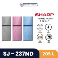 Kulkas SHARP 2 Pintu KIREI SJ-237ND