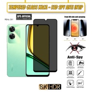 Tempered glass Full layer Anti Static Spy ESD Anti Peep Anti Scratch Realme C71 Realme P3 Lite Realm