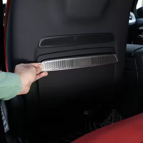 For Mercedes-Benz G-Class W464 G500 G63 2019-2025 Stainless Steel Car Seat Back Decorative Mesh Stic