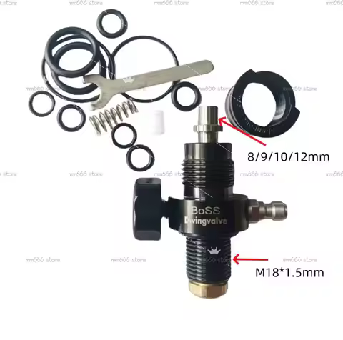 PCP valve, Air Force Eagle explosion-proof valve, black direct injection BOSS valve