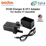 Godox VC-26 VC26 VC1 Battery Charger for Godox VB-26 Li-on Battery Suits Godox V1 Speedlite Battery 