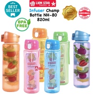 ( BISA COD ) PROMO Lion Star Botol Infuser NH-80 820 ml / Bottle Minum Infuse Lemon Jeruk Saring / B