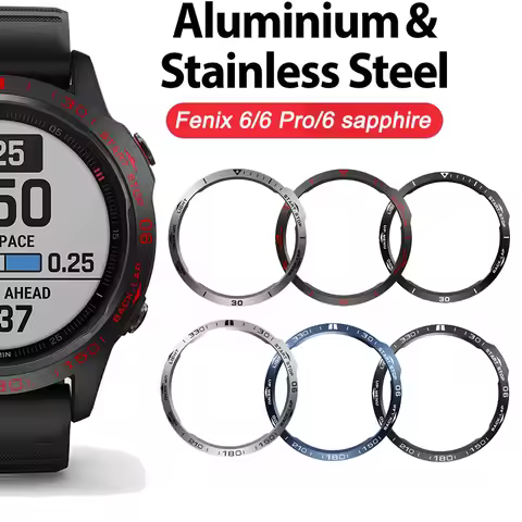 For Garmin Fenix 6 / Fenix 6 Pro / Fenix 6 sapphire Bezel Styling Frame Case Cover Protection Bezel 