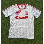 ▽Ready Stock Jersi Retro Liverpool Candy Football Jersey Vintage Old School