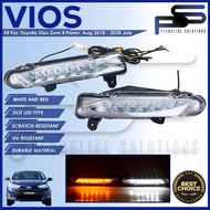 Toyota Vios/Yaris 2018 August-2023/1.3 XLE Vios Gen4 DRL(Daytime Runner Light Lamp)White/Yellow