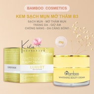 BAMBOO LUXURY acne cream clears acne, soothes inflamed skin, removes dark spots and brightens skin