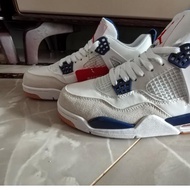 AJ4 airjordan4 high top basketball shoes men sports shoes white pulple
