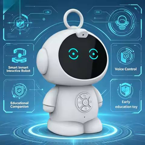Smart AI Robot WiFi Early Education Toys for Children Speech Recognition & Voice Interactive Educati