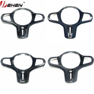 Suitable for BMW New12345678Series X3X4X5X6X7 Modified Suede Dry Carbon Fiber Steering Wheel Cover q