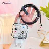 New Design Xiaomi&Redmi&Poco 33w&45w Charger Protector Crystal Pattern Cable Protector & Charger Hea