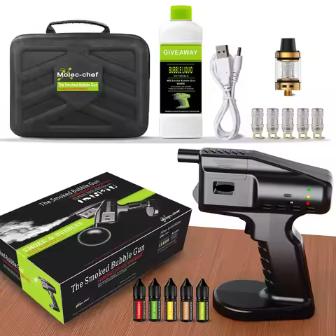Smoking Flavor Blaster Cocktail Smoker Bubble Gun Barman Bartender Kit Smok Food Accessories Home Br