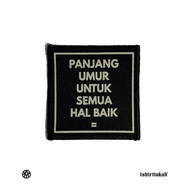 Tshirttokoh - Long Patch Live Good Things - PU02