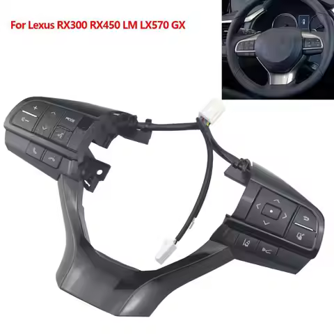 Car Styling Steering Wheel Control Buttons Switch For Lexus RX300 RX450 2016-2020 For Lexus LM 2020 