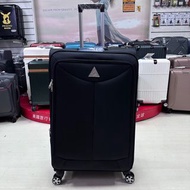 KANGOL 袋鼠 布箱 （28吋 大箱）經典時尚 簡單大方 輕量耐磨行李箱 海關鎖 上掀式箱體可擴充 滑順飛機輪 黑色