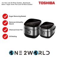 Toshiba Low Gi Rice Cooker_ Aluminum 3mm 7-layer Inner Pot Low Gi Rice Cooker_ 1l / 1.8l