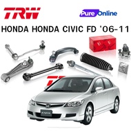 TRW Suspension Kit HONDA CIVIC FD '06-11 Lower Ball Joint Rack Tie Rod End Front Stabilizer Link