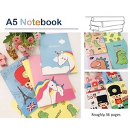 A5 notebook Unicorn dinosaur notebook single line notebook A5 exercise book cute notebook London din