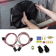 [Abbraccia] Dual Cooling Fan Relay Kit 185 On 175 Off 40 Amp Waterproof Relay Thermostat