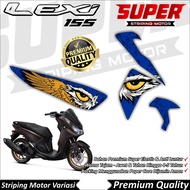 Cool Anti-Fade LEXI 155 Striping Yamaha LEXI 155 Eagle Eye Striping