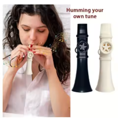 Professional Kazoo Flute Saxophone Style Instrument Portable Beginner Friendly Reusable Simple Easy 