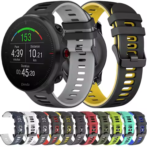 20mm 22mm Smartwatch Straps Two-Tone Replacement Straps for Samsung Galaxy Watch 6/5/4/Active 2 40mm
