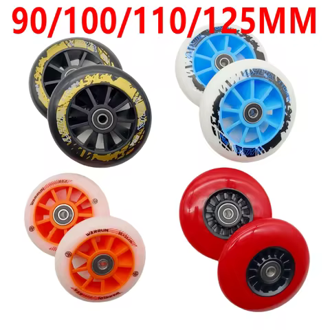 Scooter Accessories Skate Wheel Scooter Wheel 90mm 110mm 120mm 125mm Wheel Thickness 24mm 2 Wheels/L