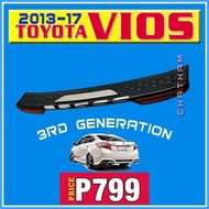 ◺ ♚ ∏ Rear Bumper Guard for Toyota Vios 2013 2014 2015 2016 2017  ( Gen 3 )