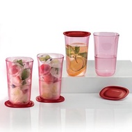 Tupperware Blossoms Tall Glass (4) 400ml - 1 set