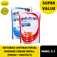 ANTABAX ANTIBACTERIAL SHOWER CREAM REFILL  (FRESH + PROTECT) 850ML X 2