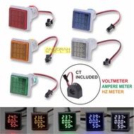 Digital Ac Voltmeter Ampere Meter Frequency Meter 3 In 1