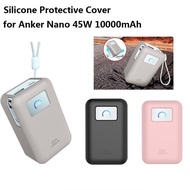 Power Bank Soft Silicone Shell For Anker Nano 45W 10000Mah Portable Charger Shockproof Protective Co