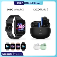 DIZO By realme techlife Buds Z + Watch 2 Black Smartwatch earphone bluetooth TWS