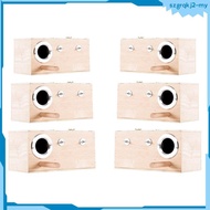 [SzgrqkjefMY] Outdoor Indoor Wooden Parrot Nest Breeding Box for Budgie Lovebirds Finches Backyard C