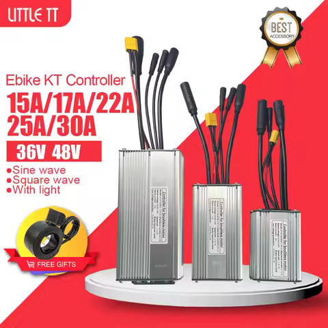 Electric Bike Controller 36V 250W 350W 48V 500W 750W 1000W 1500W Waterproof Brushless Ebike KT Contr