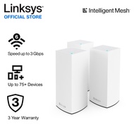 Linksys Atlas 6: AX3000 Dual Band Mesh WiFi 6 System (MX2003, 3 Pack), WiFi 6 Mesh Router