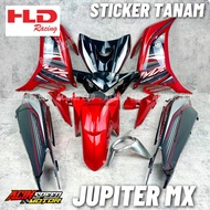 YAMAHA LC135 JUPITER MX COVER SET/ LC135 V2 V3 V4 V5 V6 V7 Jupiter MX Cover set Aura/ MERAH PURPLE B