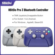 [IN STOCK]8BitDo Pro 3 Bluetooth Controller TMR Joysticks with Charging Dock for Switch 1/2 Windows 