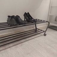 2-Tier Shoe Rack 90x34x28 cm