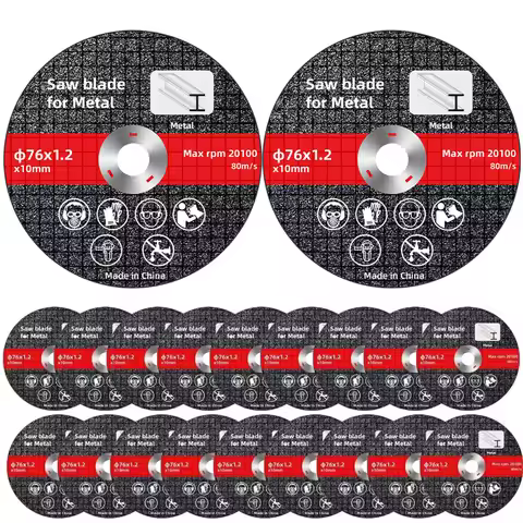 1-10PCS 76mm Metal Cutting Disc 10mm Bore Cut Off Wheel Angle Grinder Disc for Metal Stainless Steel