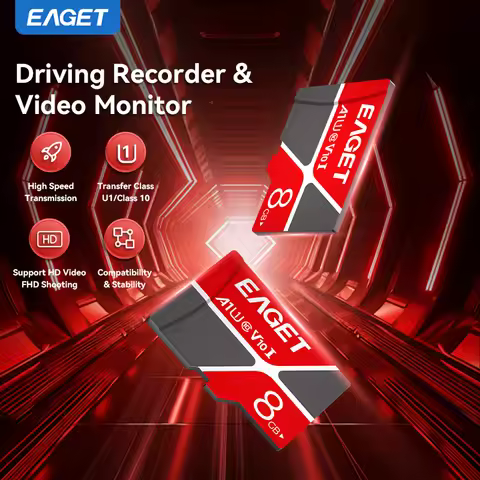 Eaget TF Card 32G 64G 128GB 256GB Memory Card High Speed With A1 U3 Class 10 V30 For Phone/Camera/Da