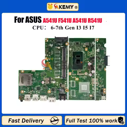 X541UAK Laptop Motherboard For ASUS X541U A541U F541U A541U R541U X541UA X541UV X541UAK X541UVK X541