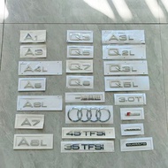 Suitable for Audi Four-Ring Mark A3/A6L/A4L/A8L/Q3/Q5/Q7 Rear Word Mark Car Mark Displacement Mark Q