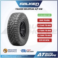 Falken Wildpeak AT4W 16" Tyre 235 265 LT245 LT265 LT285 65 70 75 R16 LT 4X4 4WD (1 Tire)