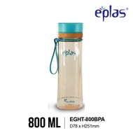 EPLAS MODERN 800/1000ml Water Bottle W/Handle, Water Tumbler, Botol Air,BPA Free,Tritan,EGHT-800BPA,