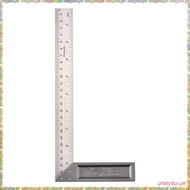 [L U T I] 90 Degree 25cm Length Stainless Steel L-Square Angle Ruler