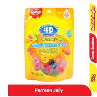 AMOS 4D Gummy Arithmetic Games Fruit Jelly Candy 72 g